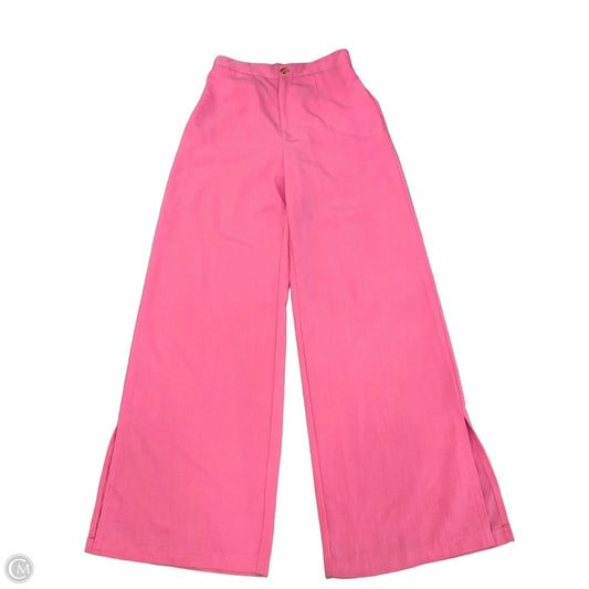 Pants Wide Leg By Blu Pepper In Pink, Size: M