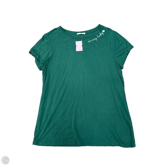 Top Short Sleeve By Clothes Mentor In Green, Size: M