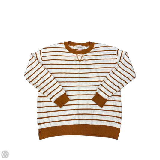 Top Long Sleeve By Leela & Lavender In Striped Pattern, Size: L
