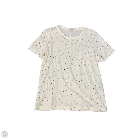 Top Short Sleeve By Rag And Bone In Floral Print, Size: Xs