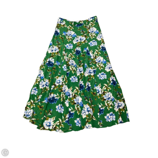 Skirt Midi By Banana Republic In Floral Print, Size: S