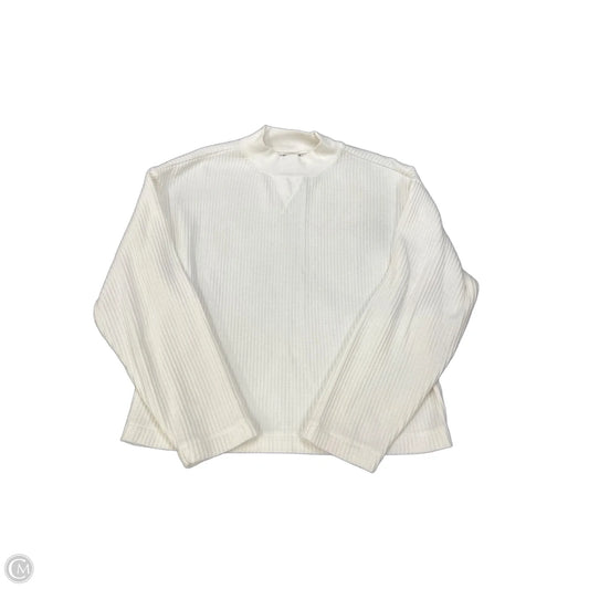 Top Long Sleeve By Gap In White, Size: Xs