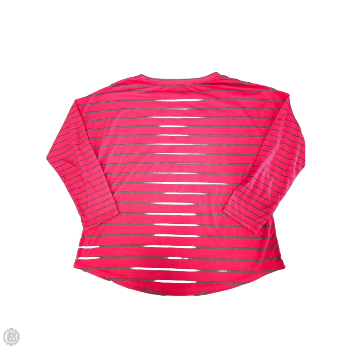Top Long Sleeve Basic By Made For Life In Striped Pattern, Size: Xl