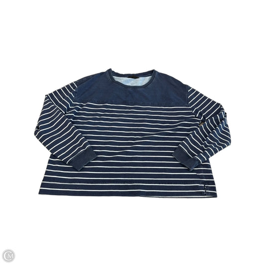 Top Long Sleeve By Jane And Delancey In Striped Pattern, Size: Xl