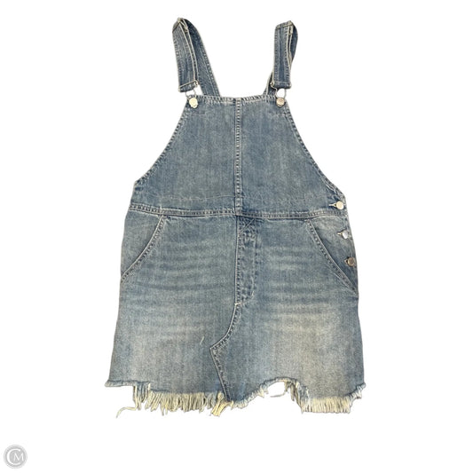 Dress Casual Short By Free People In Blue Denim, Size: S