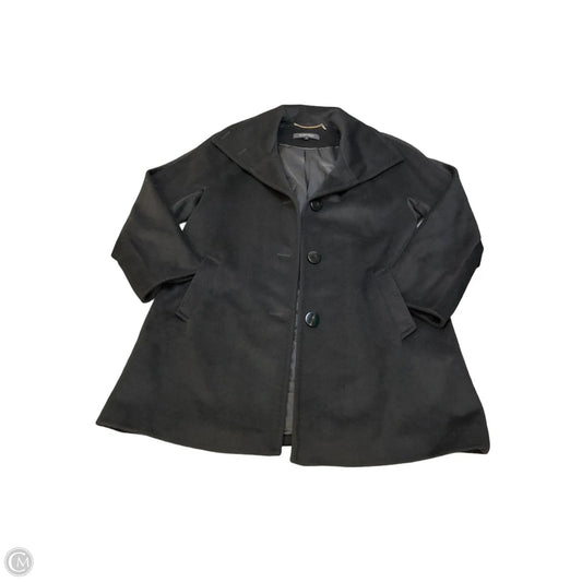 Coat Wool By Ellen Tracy In Black, Size: Xl