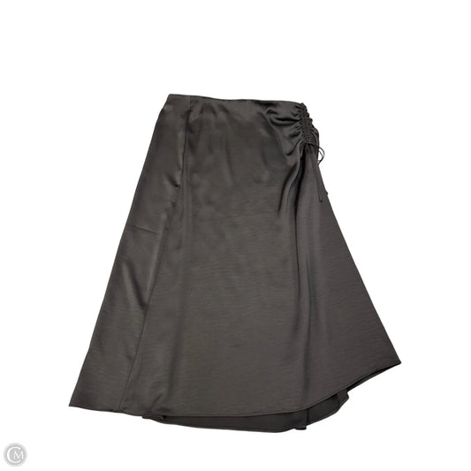 Skirt Midi By Loft In Black, Size: Xl