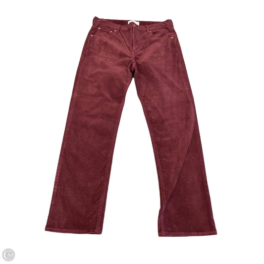 Pants Corduroy By Gap In Maroon, Size: Xl