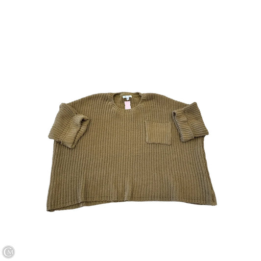 Sweater Short Sleeve By She + Sky In Green, Size: Osfm