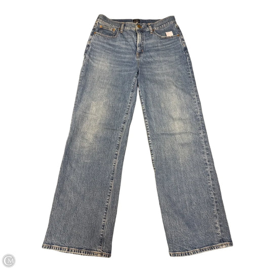 Jeans Wide Leg By J. Crew In Blue Denim, Size: 8