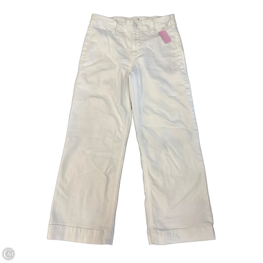 Jeans Straight By Paige In White Denim, Size: 2
