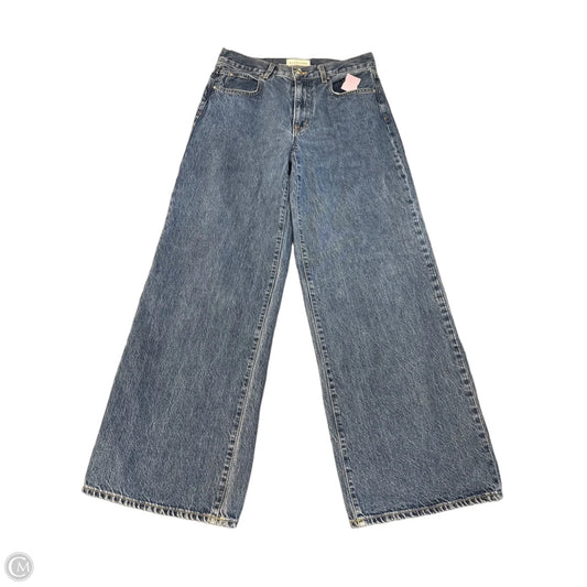 Jeans Wide Leg By Clothes Mentor In Blue Denim, Size: 4