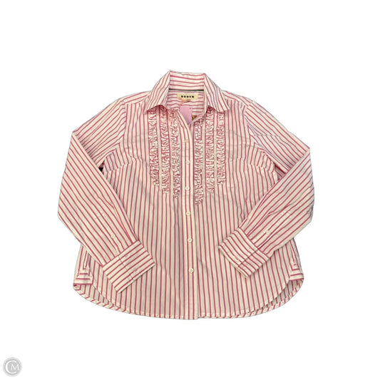 Top Long Sleeve By Boden In Striped Pattern, Size: Sp