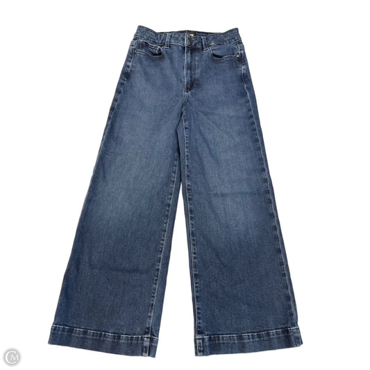 Jeans Wide Leg By Paige In Blue Denim, Size: 6