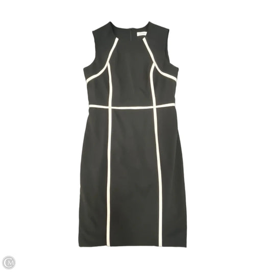 Dress Party Midi By Calvin Klein In Black, Size: M
