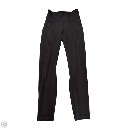 Athletic Leggings By Lululemon In Black, Size: S
