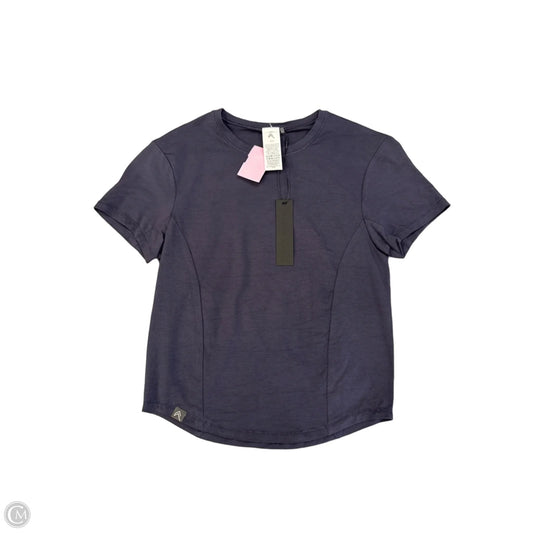 Athletic Top Short Sleeve By Clothes Mentor In Navy, Size: S