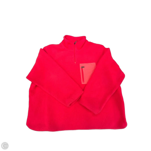 Jacket Faux Fur & Sherpa By Tek Gear In Pink, Size: 2x