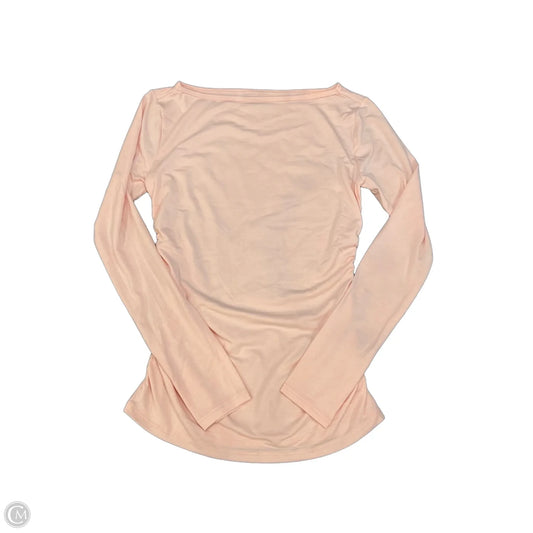 Athletic Top Long Sleeve Collar By Athleta In Pink, Size: Xs