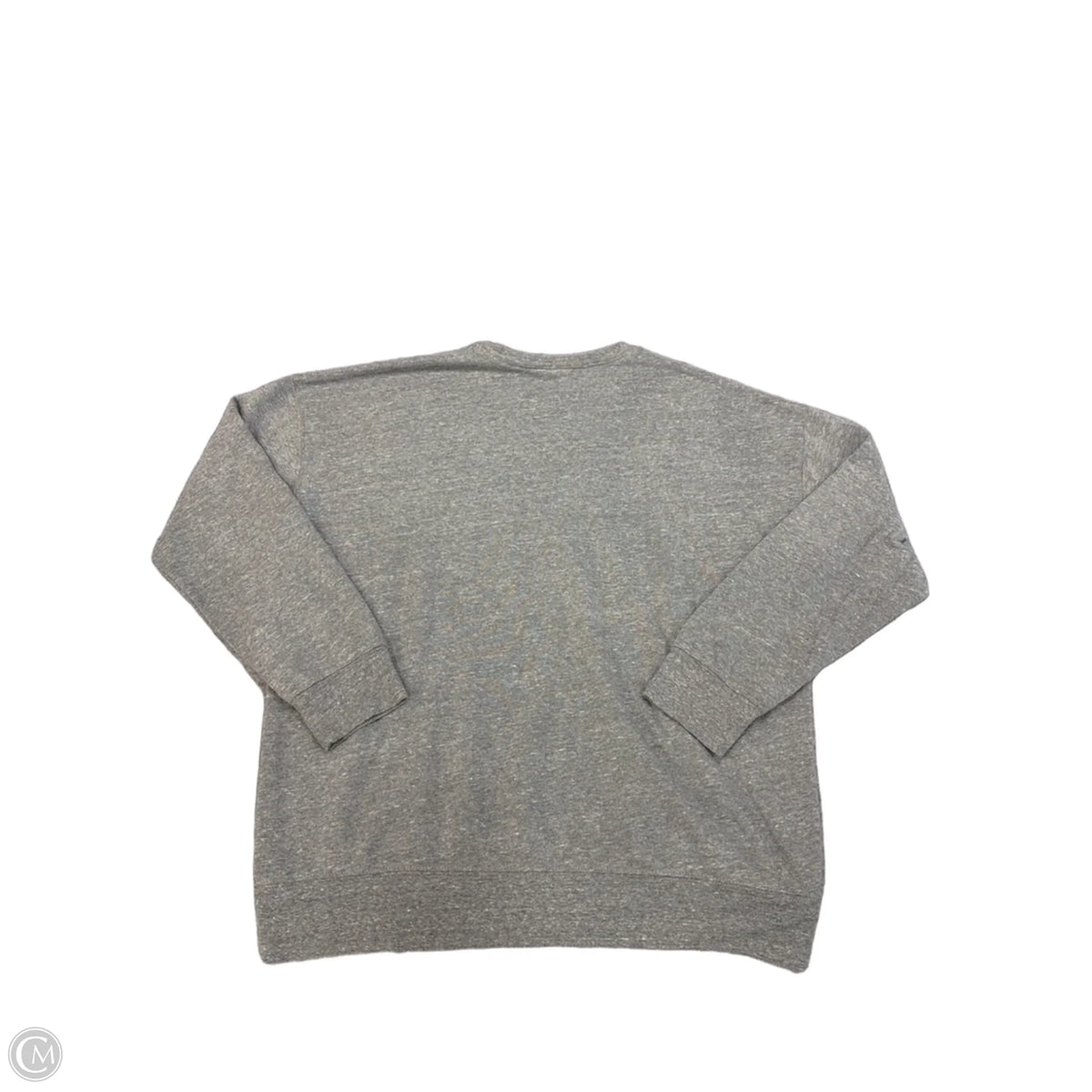 Top Long Sleeve By Oat In Grey, Size: L