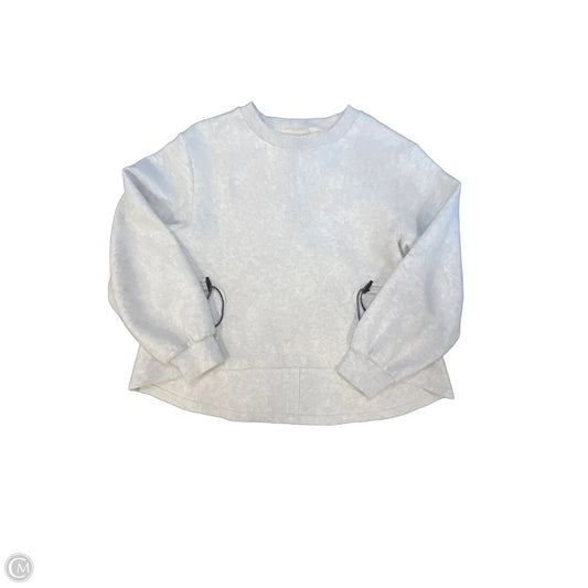 Sweatshirt Crewneck By Varley In Cream, Size: S