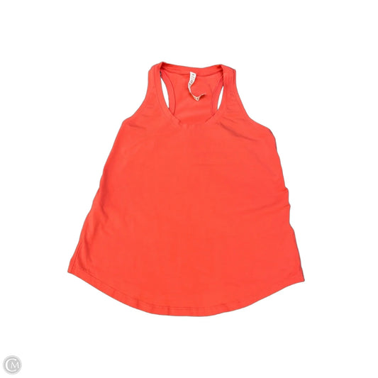 Athletic Tank Top By Lululemon In Peach, Size: M