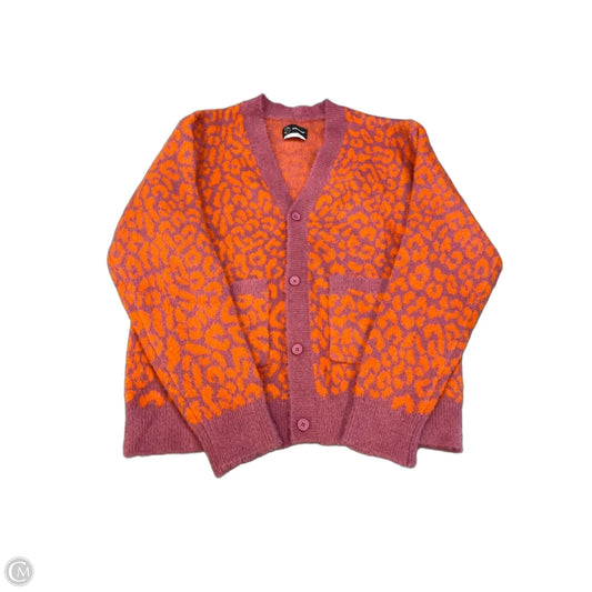 Cardigan By Clothes Mentor In Animal Print, Size: S
