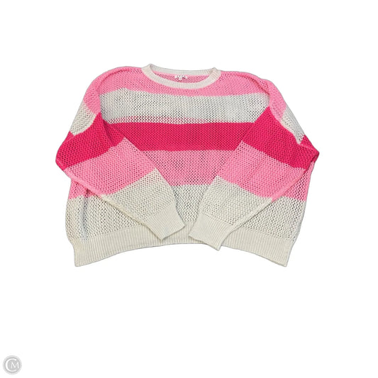 Sweater By Tcec In Pink, Size: M