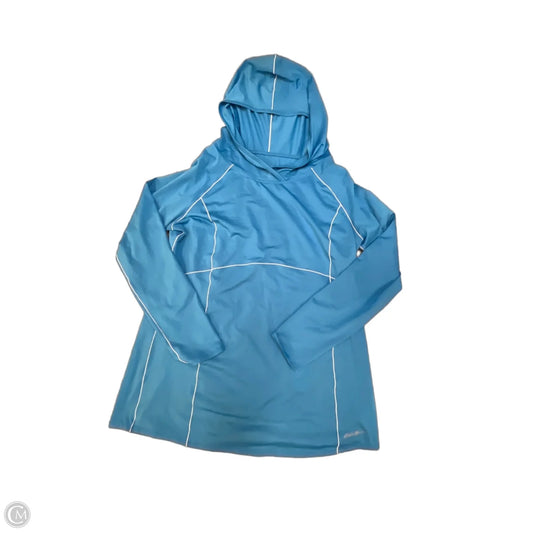 Athletic Sweatshirt Hoodie By Eddie Bauer In Blue, Size: Xl