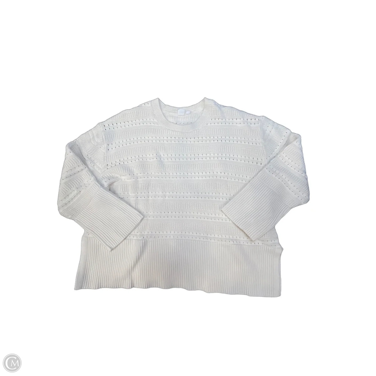 Sweater By Gap In White, Size: Xl