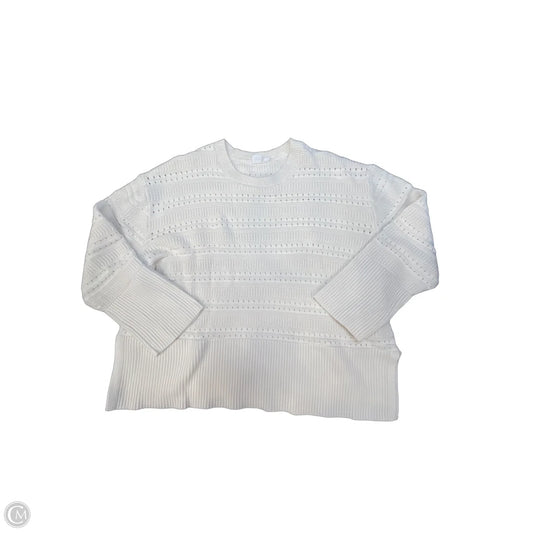 Sweater By Gap In White, Size: Xl