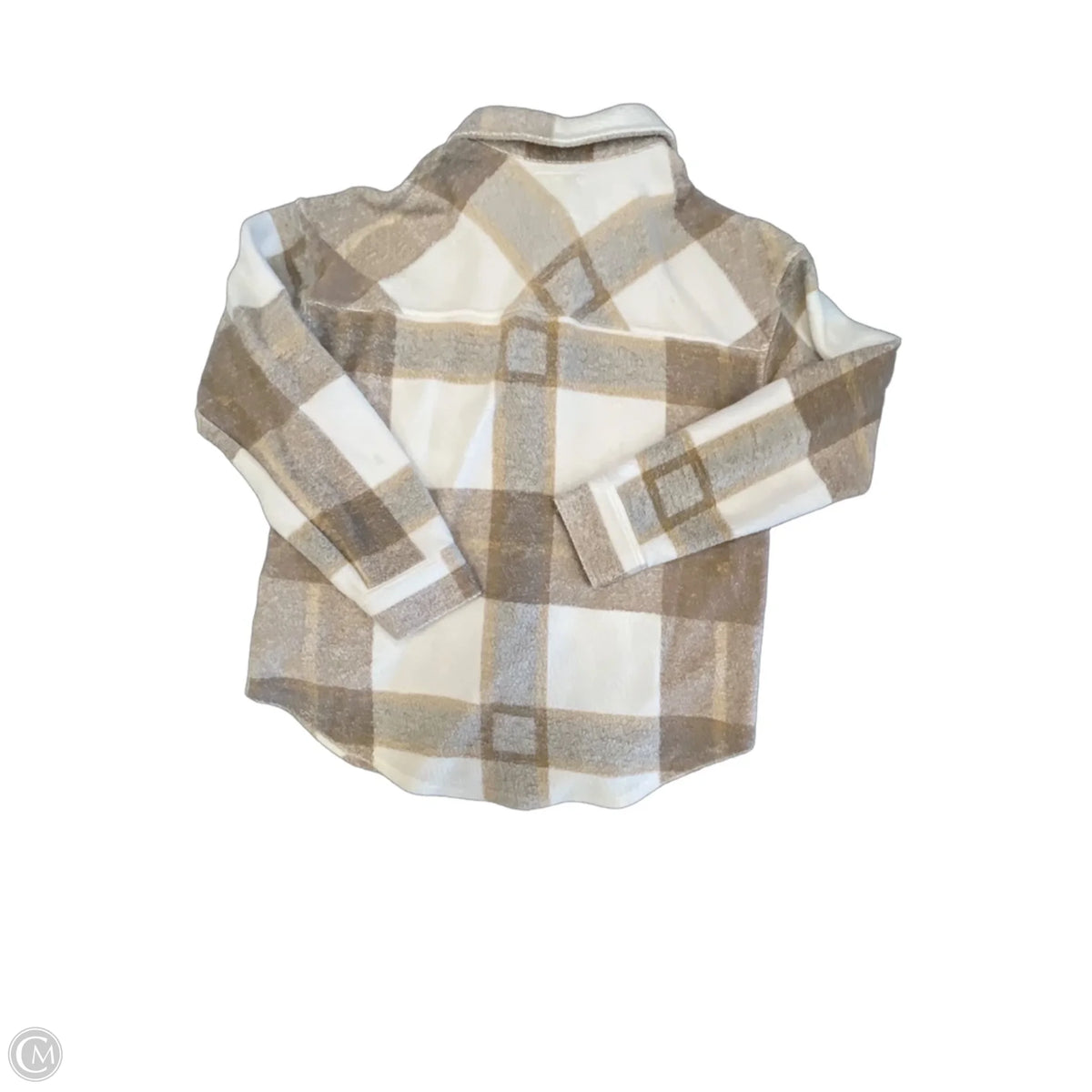 Jacket Shirt By Thread And Supply In Plaid Pattern, Size: M