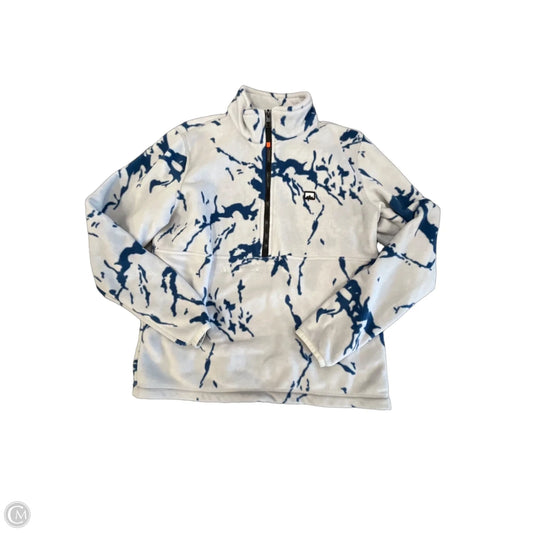Sweatshirt Collar By Clothes Mentor In Blue, Size: L
