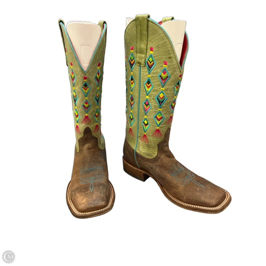 Boots Western By Clothes Mentor In Green, Size: 8