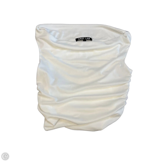 Top Sleeveless By Grey Lab In White, Size: S