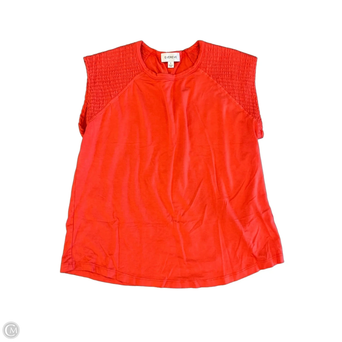 Top Sleeveless By Evereve In Orange, Size: S