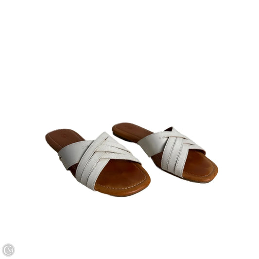 Sandals Designer By Ugg In White, Size: 10
