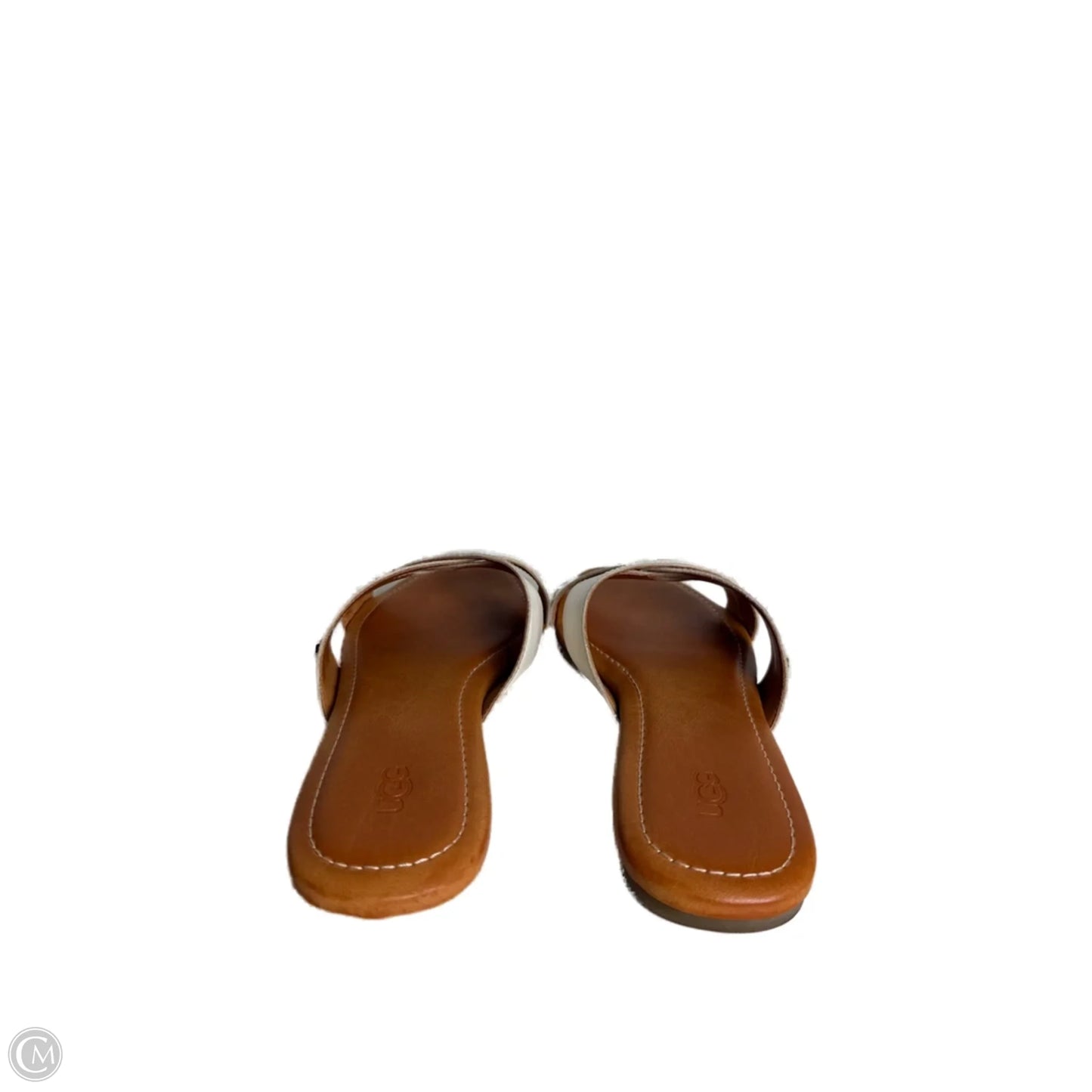 Sandals Designer By Ugg In White, Size: 10
