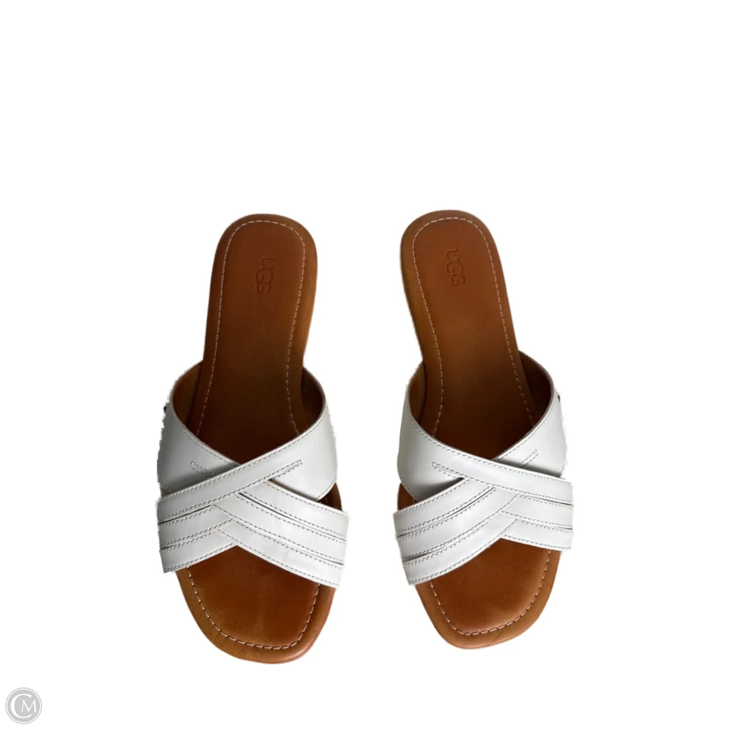 Sandals Designer By Ugg In White, Size: 10