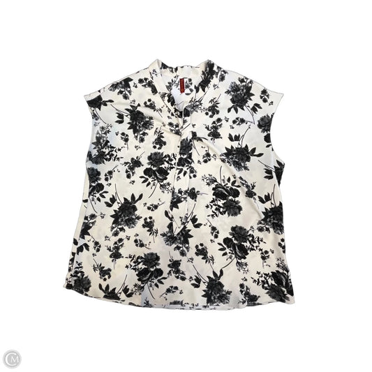 Blouse Sleeveless By Clothes Mentor In Floral Print, Size: 2x