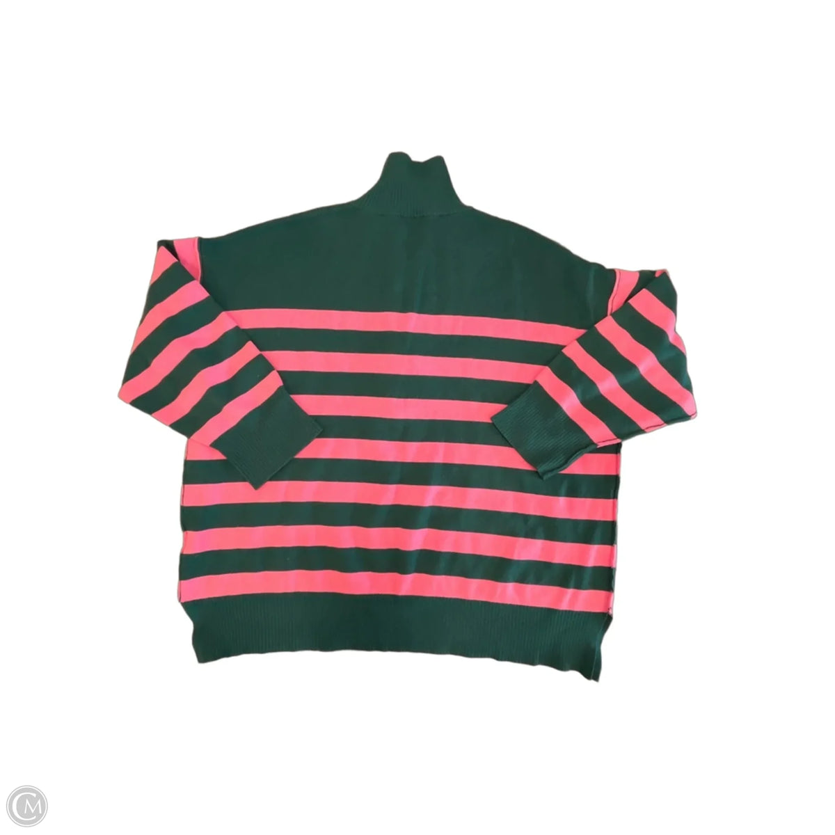 Sweater By Clothes Mentor In Striped Pattern, Size: Xl