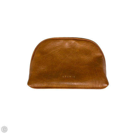 Makeup Bag Leather By Cmc, Size: Medium