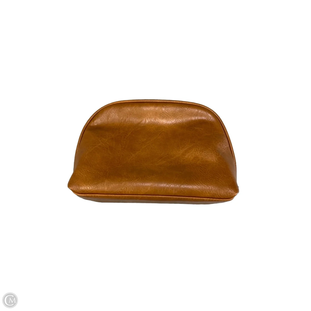 Makeup Bag Leather By Cmc, Size: Medium