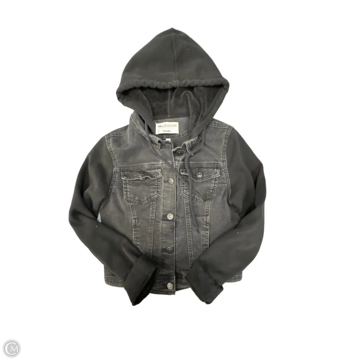 Jacket Denim By Wallflower In Black, Size: S