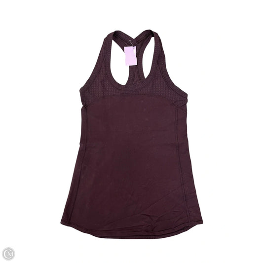 Athletic Tank Top By Lululemon In Purple, Size: S