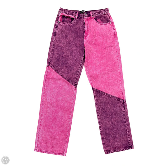 Jeans Boyfriend By Fashion Nova In Pink, Size: 8