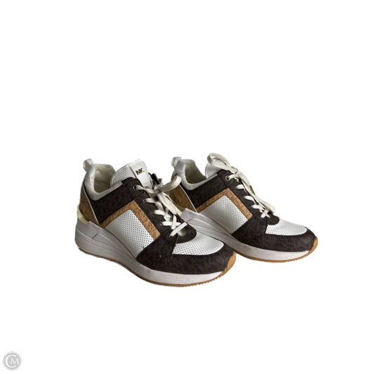 Shoes Designer By Michael Kors In Brown, Size: 9