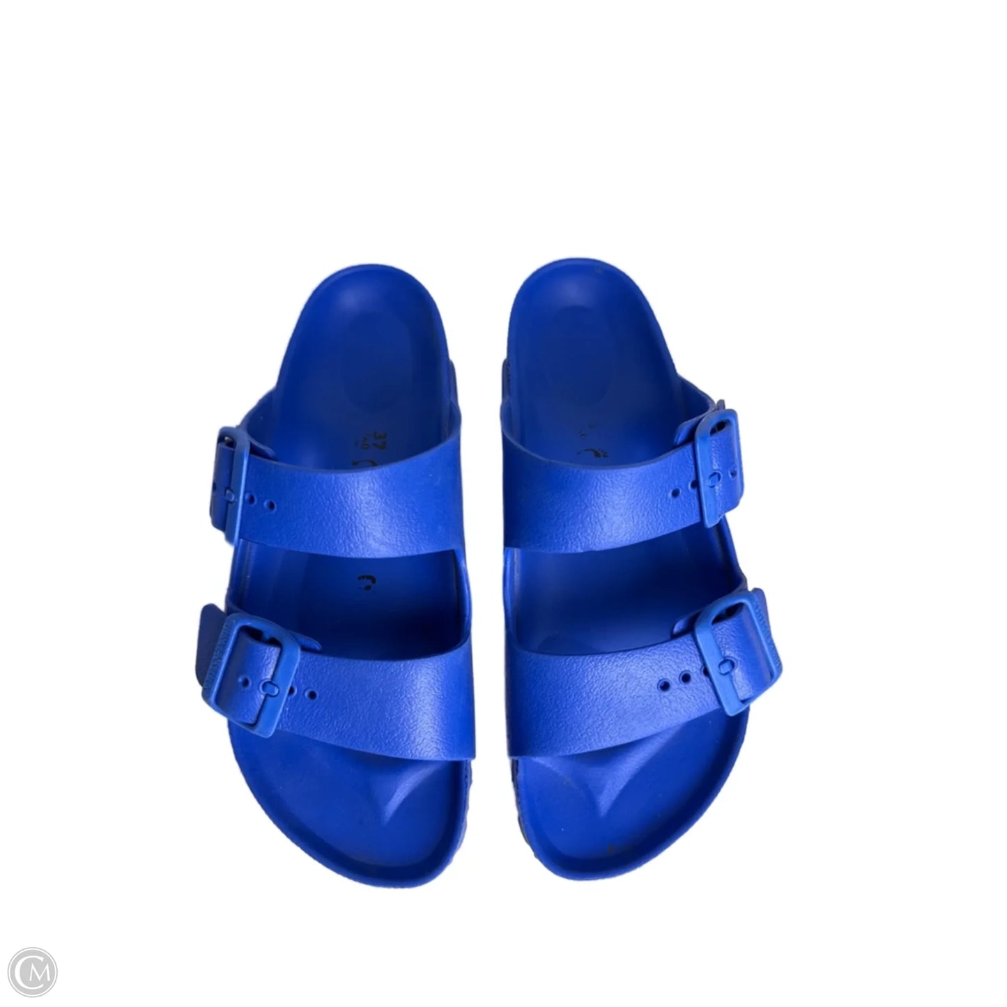 Sandals Flats By Birkenstock In Blue, Size: 6.5