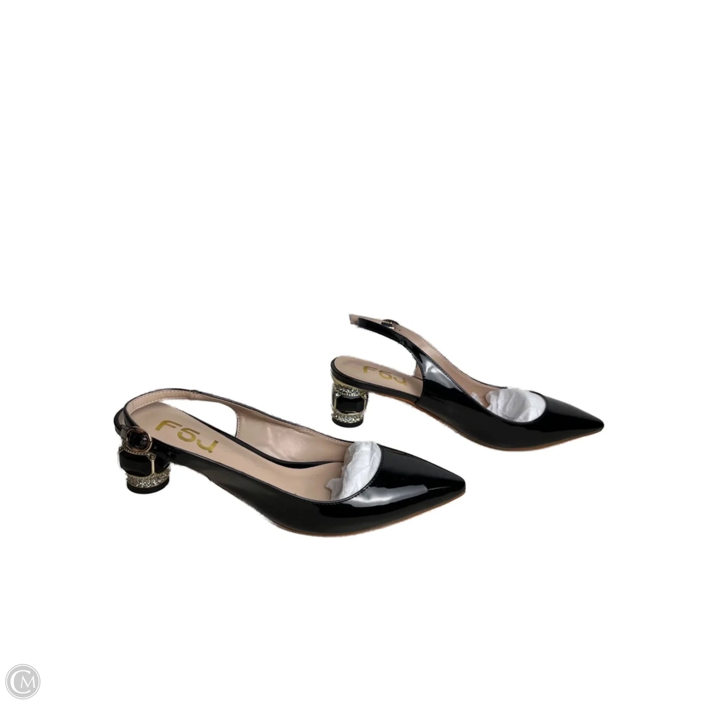 Shoes Heels Block By Clothes Mentor In Black, Size: 9.5