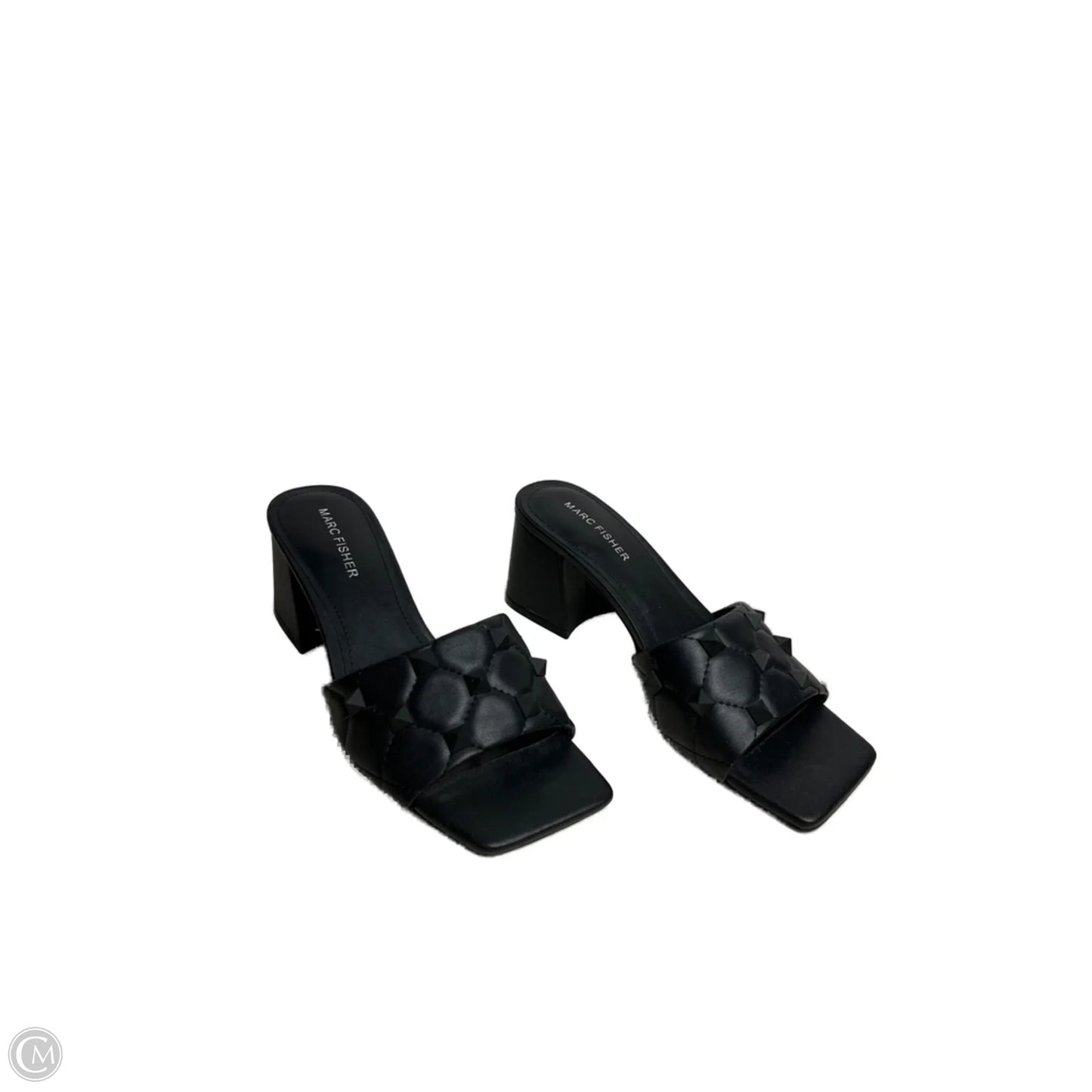 Sandals Heels Block By Marc Fisher In Black, Size: 7